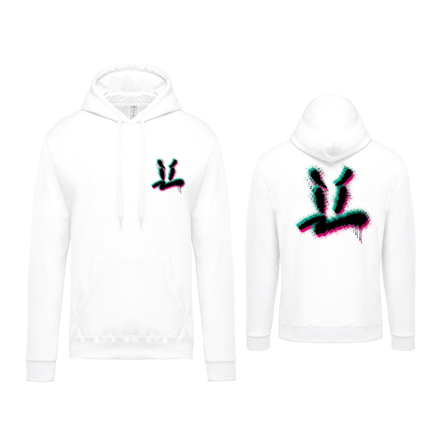 Hoodie »Bad Smile 3D«    