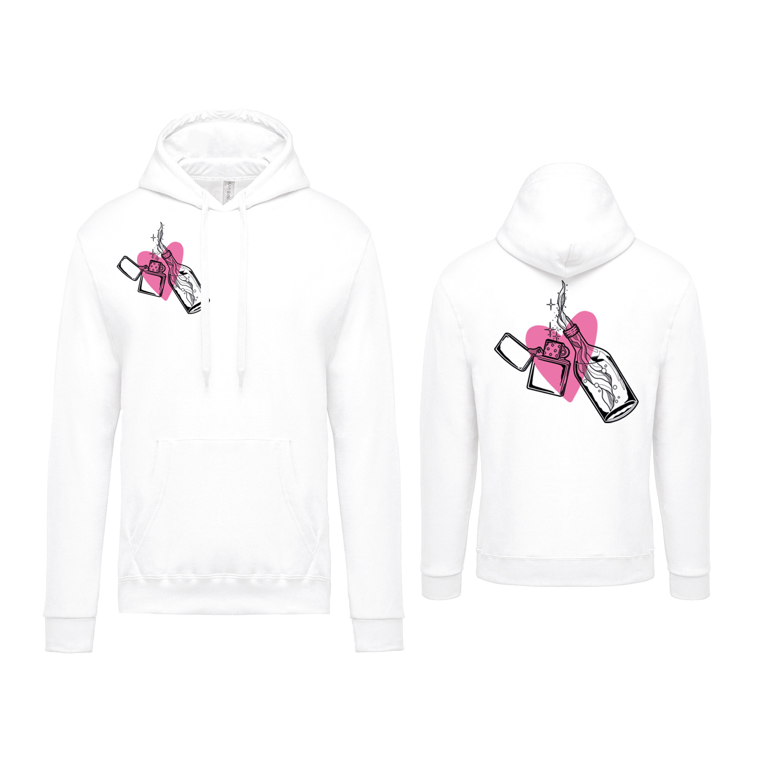 Hoodie »Feuer & Flamme«  